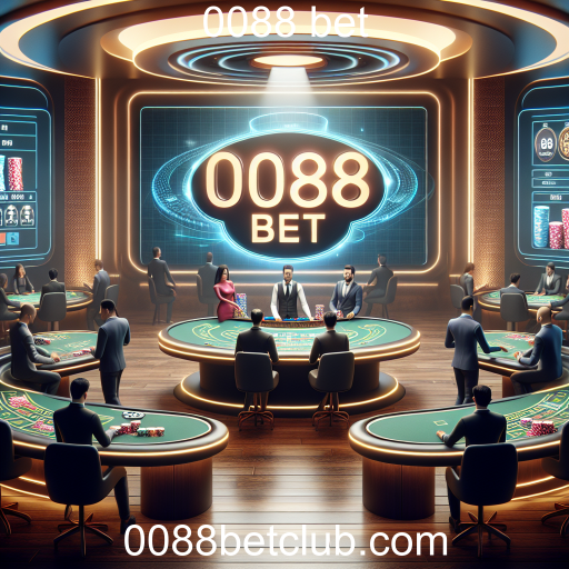 A Experiência Imersiva do Cassino Ao Vivo no 0088 Bet